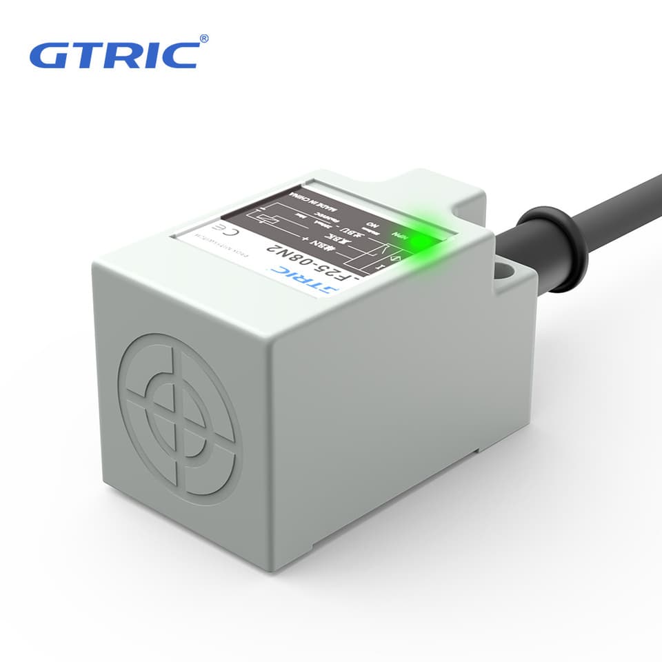 GTRIC TL-N5MC1 inductive proximity sensor, square metal switch, IP67, 5mm sensing distance.