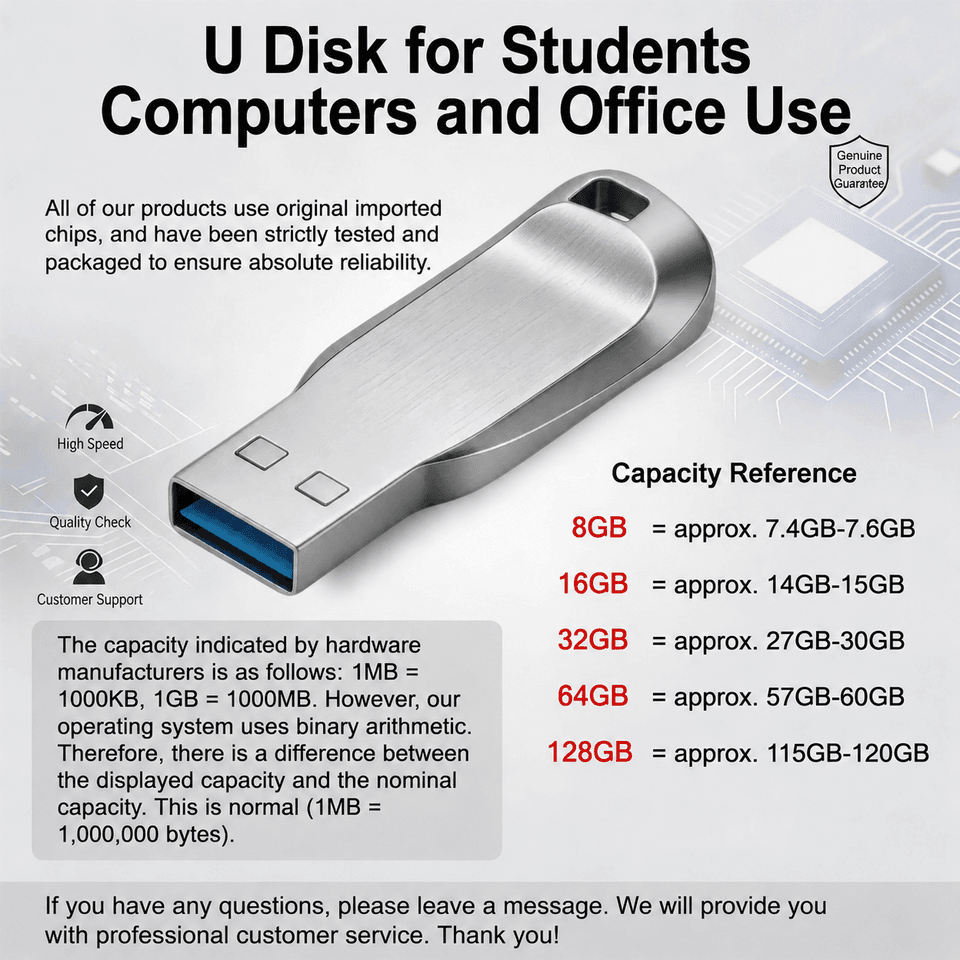 USB 3.0 Flash Drive | High-Speed PenDrive | 16GB-128GB Storage