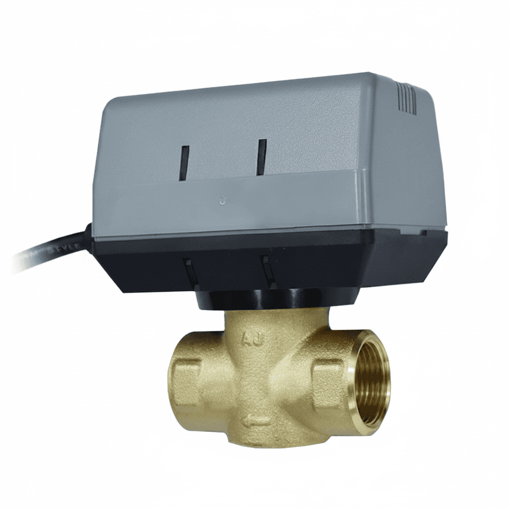 VC6013 Motorised Radiator Valve, a complete unit.