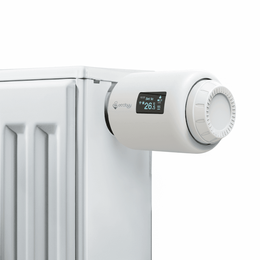 Zigbee 3.0 Thermostatic Radiator Valve, a white smart TRV.
