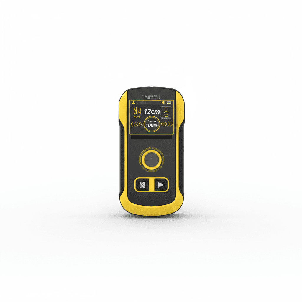 WD-01/WD-02 Stud Finder: The product itself.