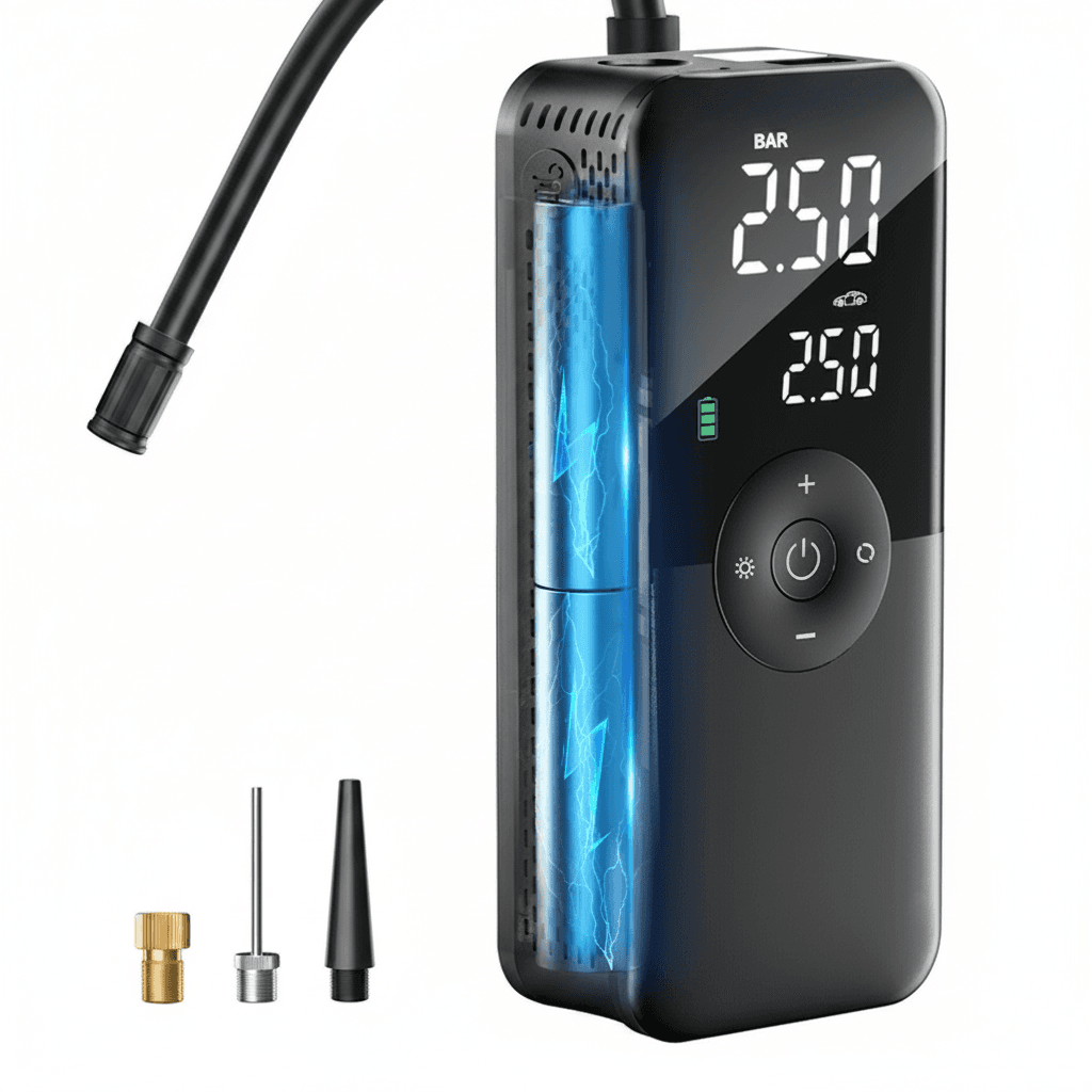 Portable Tyre Inflator.