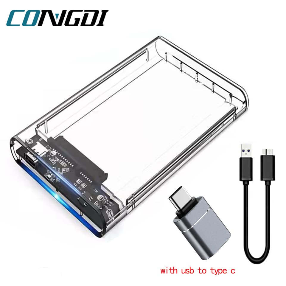 2.5-inch USB 3.0 HDD/SSD Enclosure | 5Gbps SATA Drive Case