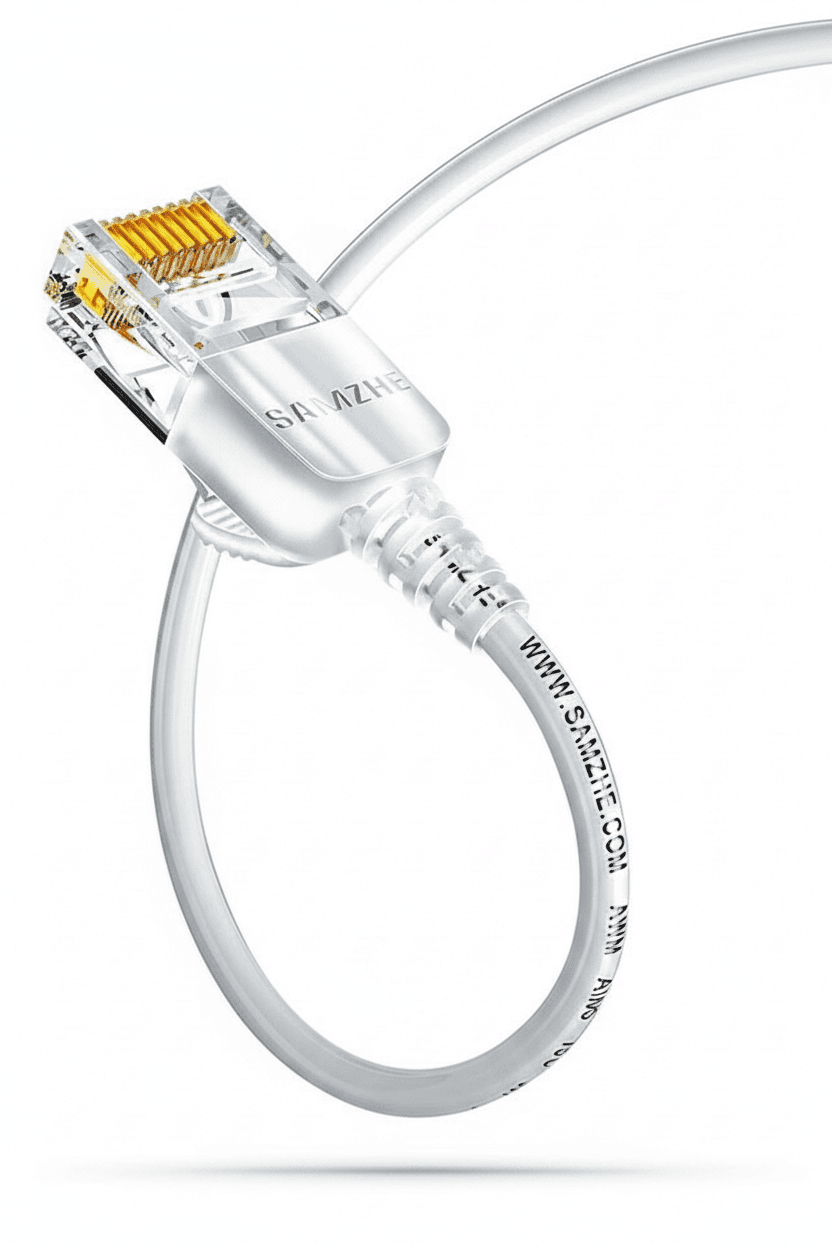 Cat6A Slim Ethernet Cable | 10Gbps Network Patch Lead | Router, PC, PS5 Compatible