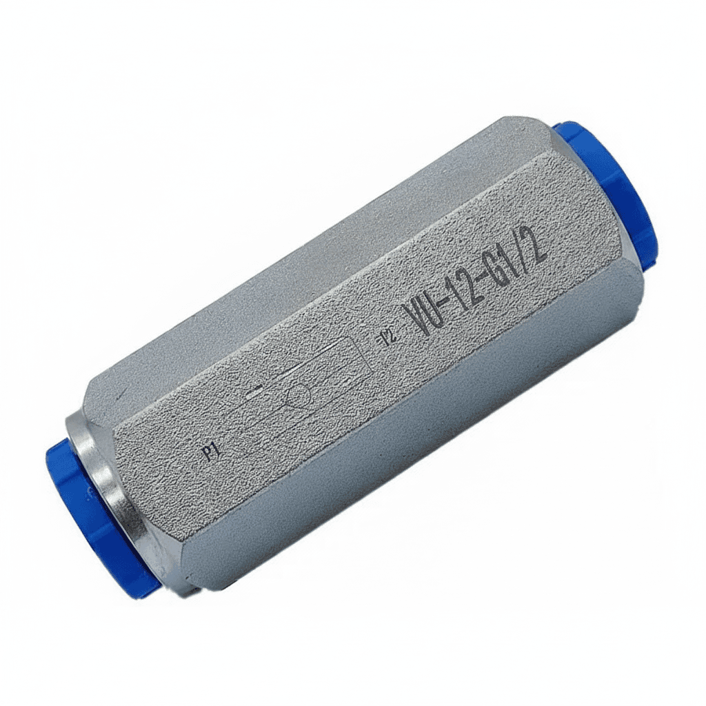 Carbon Steel Hydraulic Pressure Reducing Valve, full view.