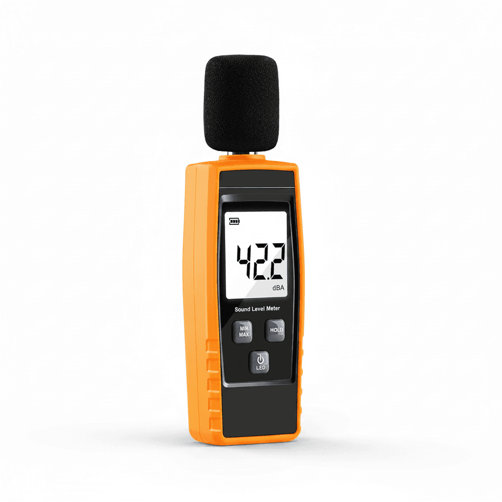 RZ Decibel Meter, a compact sound level meter.