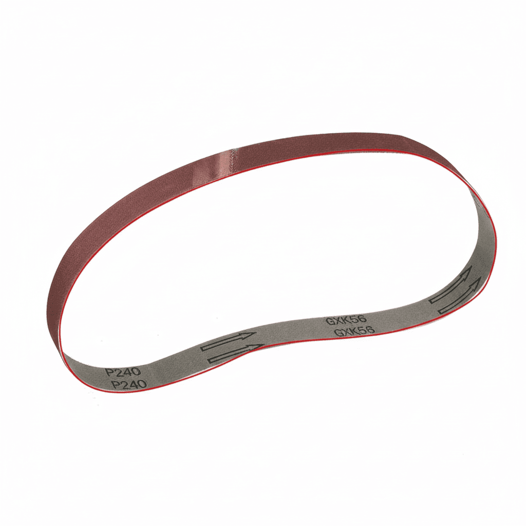 Sanding belts, a collection of abrasive loops.