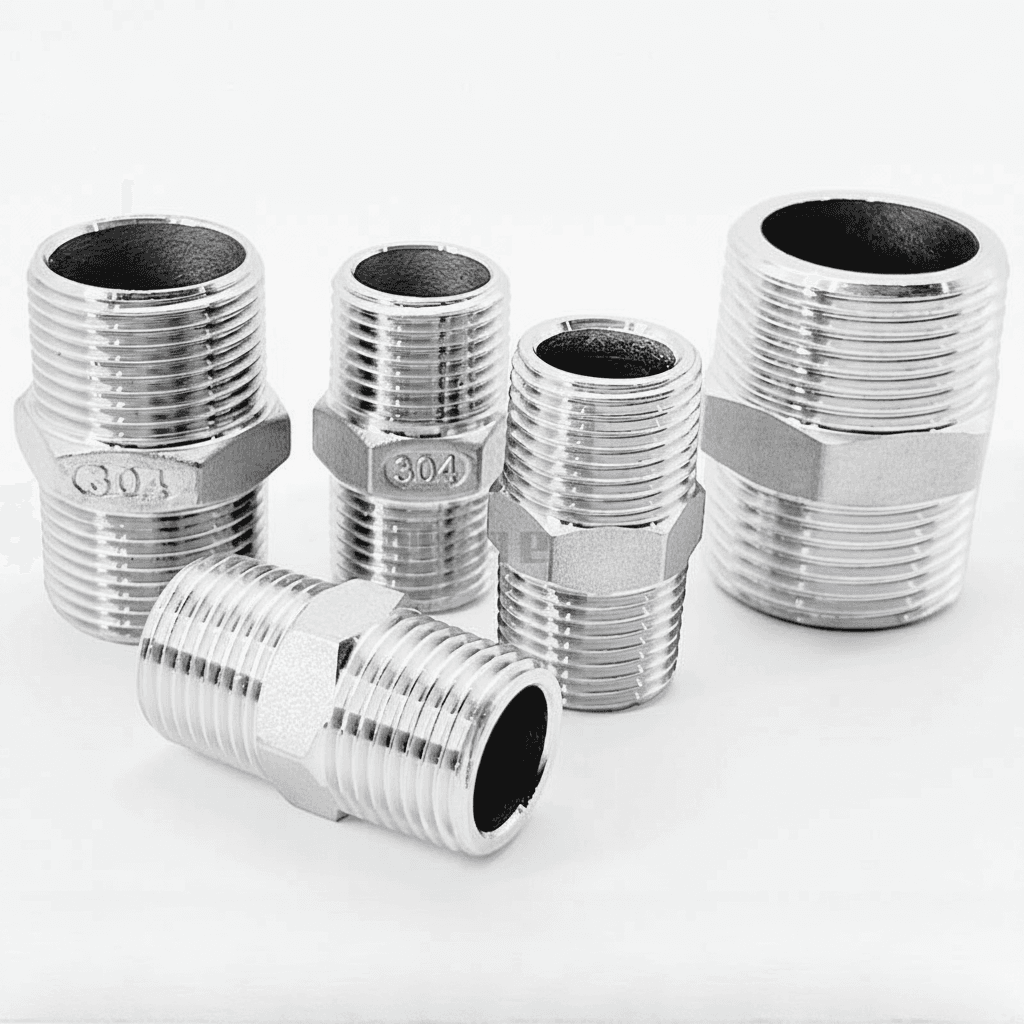 Flexible Pan Connector, a single unit ready for installation.