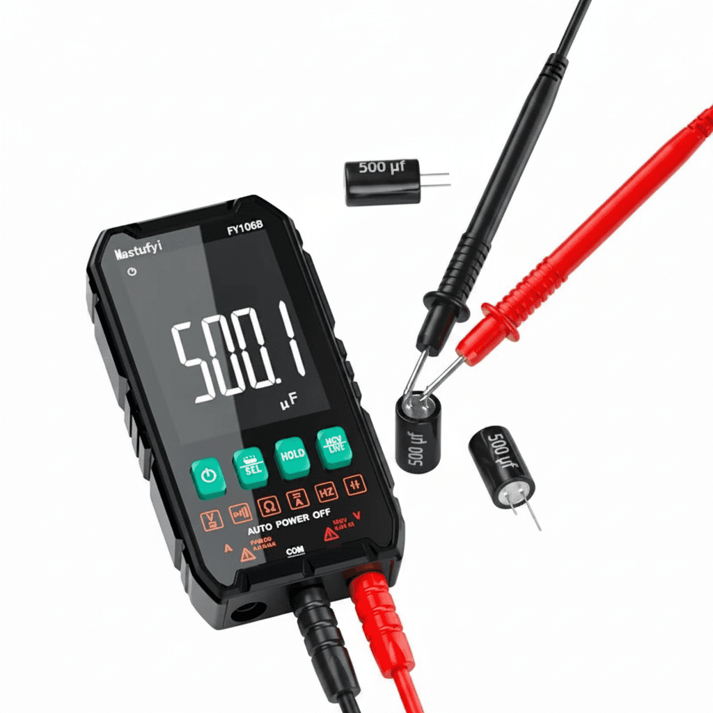 Smart Digital Multimeter, front view.