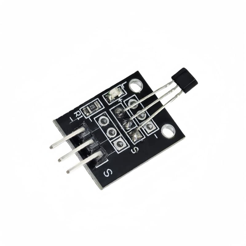 KY-003 Hall effect sensor module with a magnetic switch for Arduino projects.