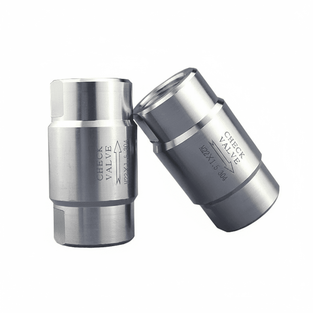 Stainless Steel Double Check Valve | 80 Bar Steam | High Temp One-Way