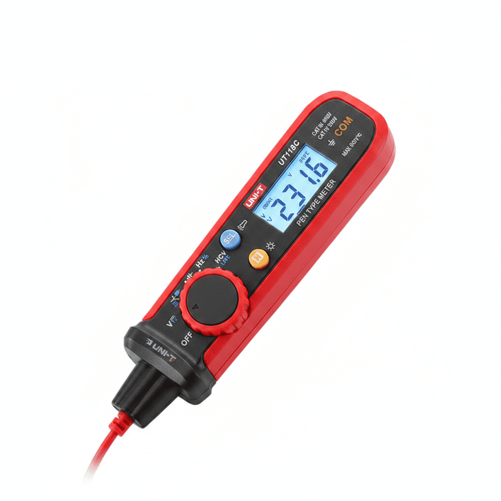 UNI-T UT118C Pen Multimeter: a proving unit shown in a clean product shot.