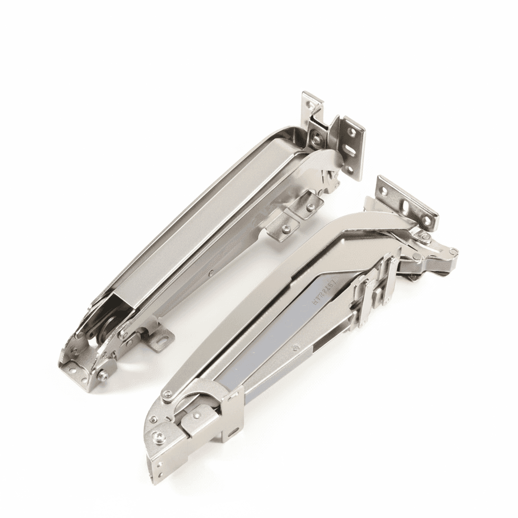Garment Hanging Rail Hinge System, a complete product view.