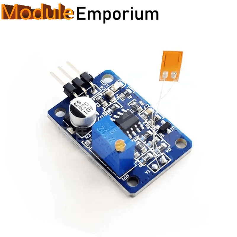 A strain gauge bending sensor module Y3, a weighing amplifier module with digital sensor and program information for Arduino.