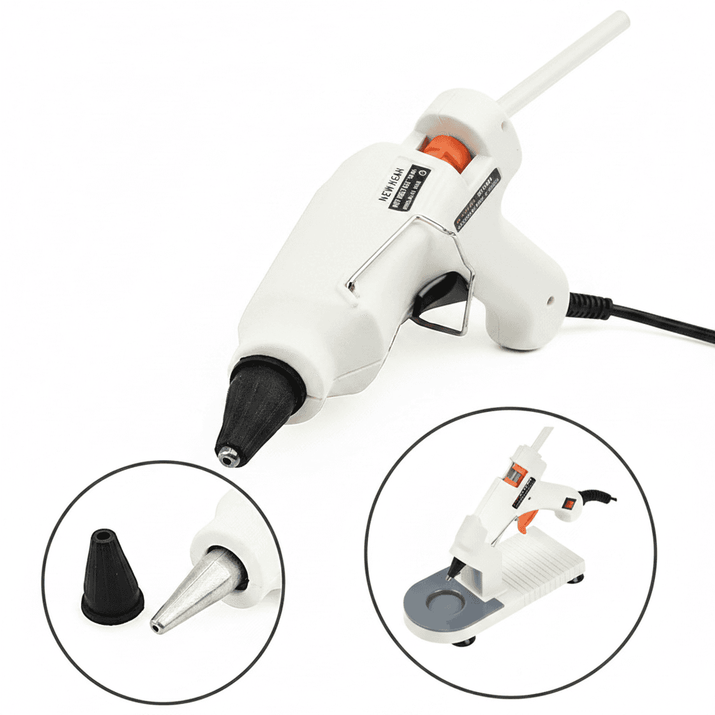 NEWACALOX Glue Gun | 220V, 7/11mm Sticks | Home & Industrial Use