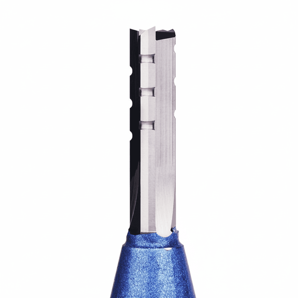 TCT Router Bit | 1/2" Shank 3 Flute Straight Cutter | Plywood MDF