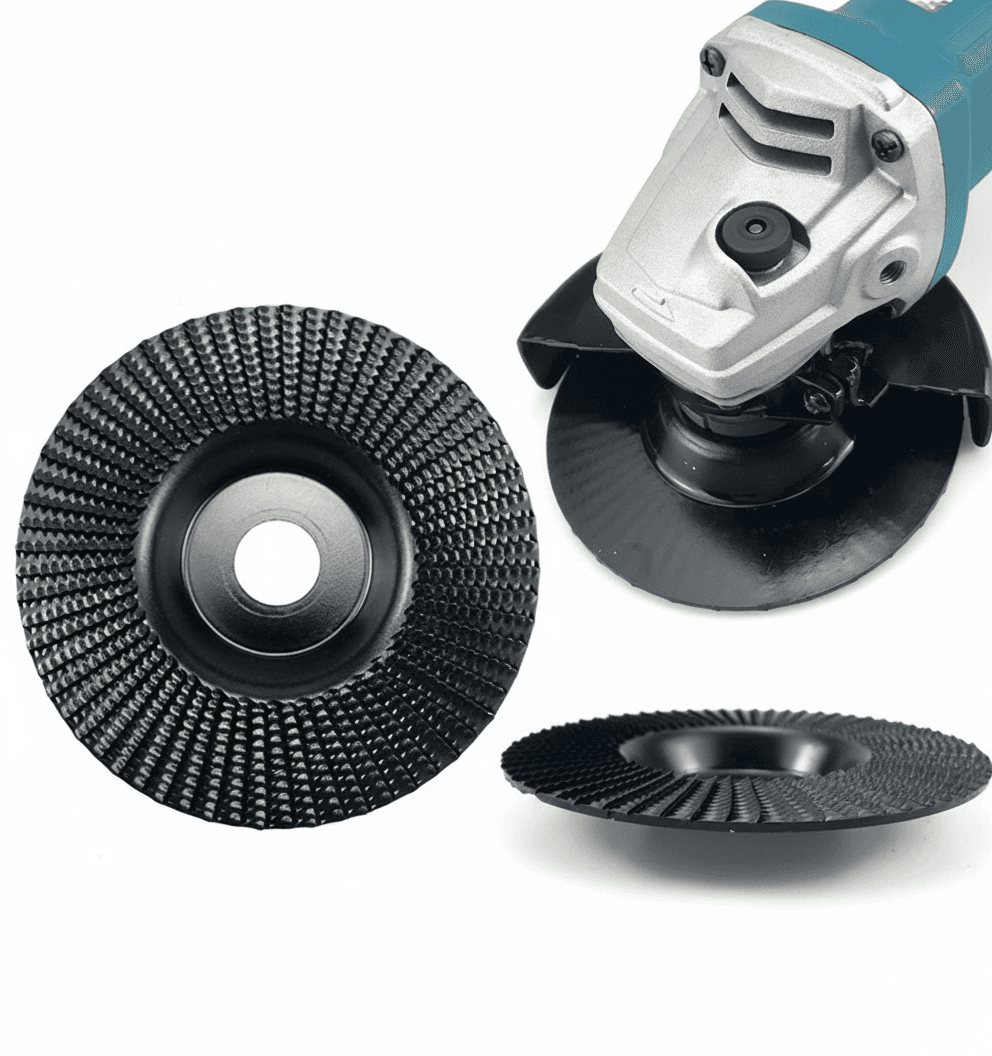 Carving Fibre Sanding Discs | 125mm Bevel | Angle Grinder Shaping
