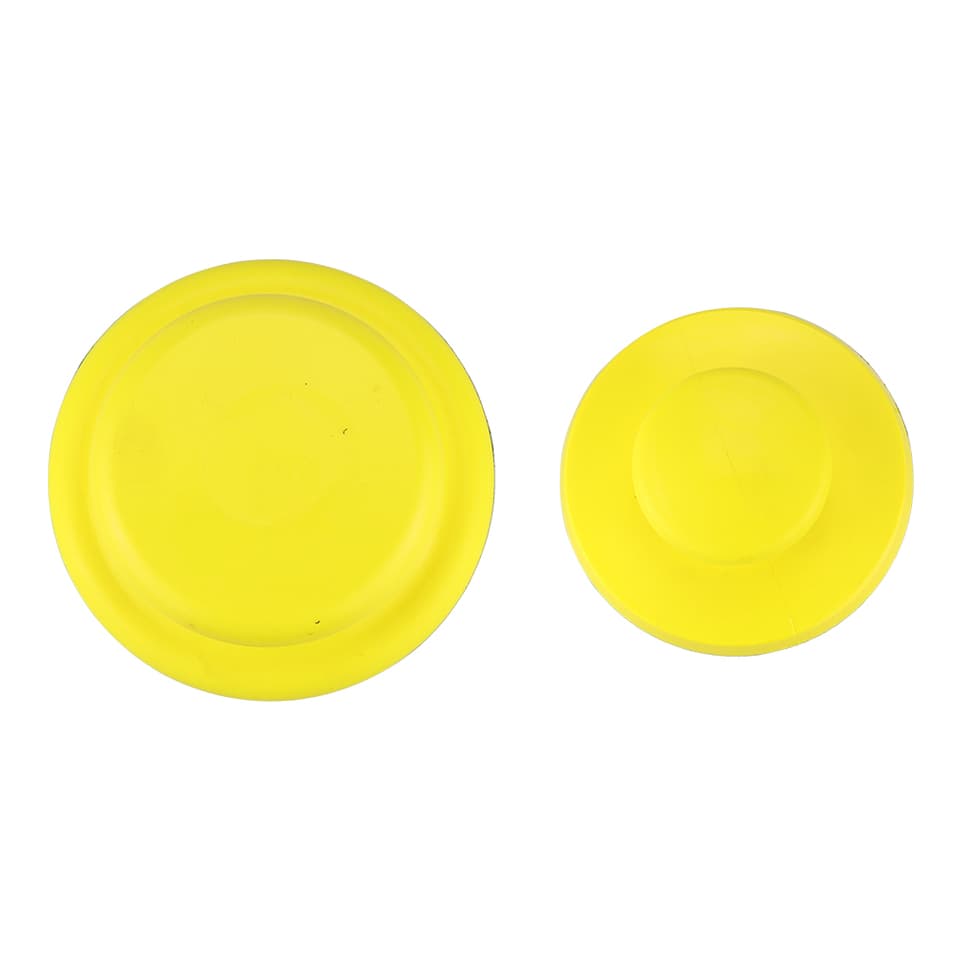 Ergonomic PU foam sanding disc holder for hand grinding and polishing with sanding sheets.