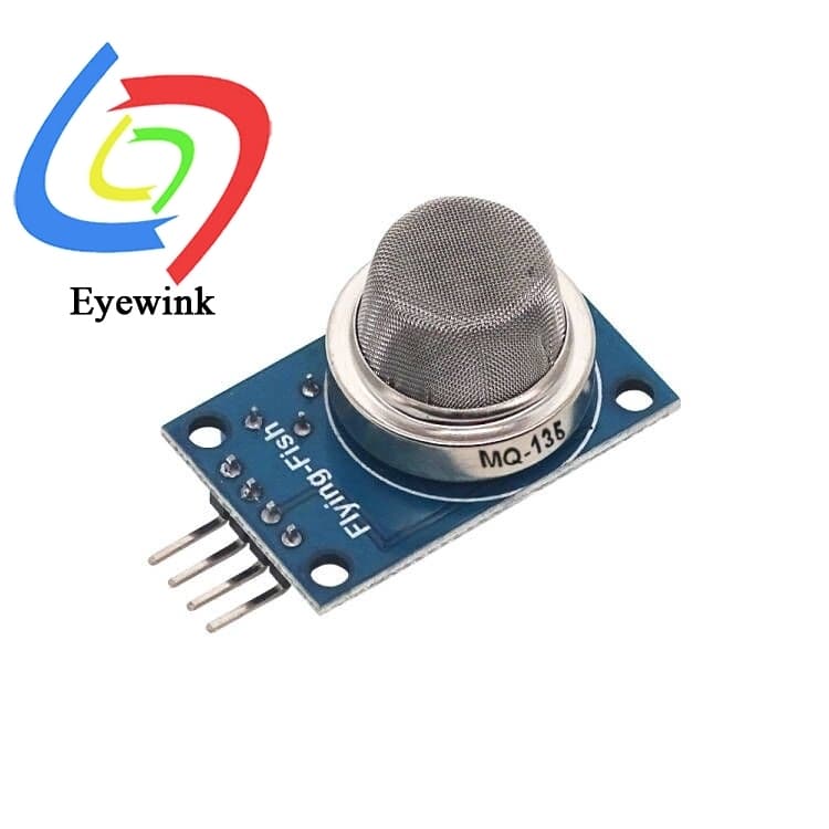 MQ135 gas sensor module for Arduino, designed for hazardous gas detection and air quality monitoring.