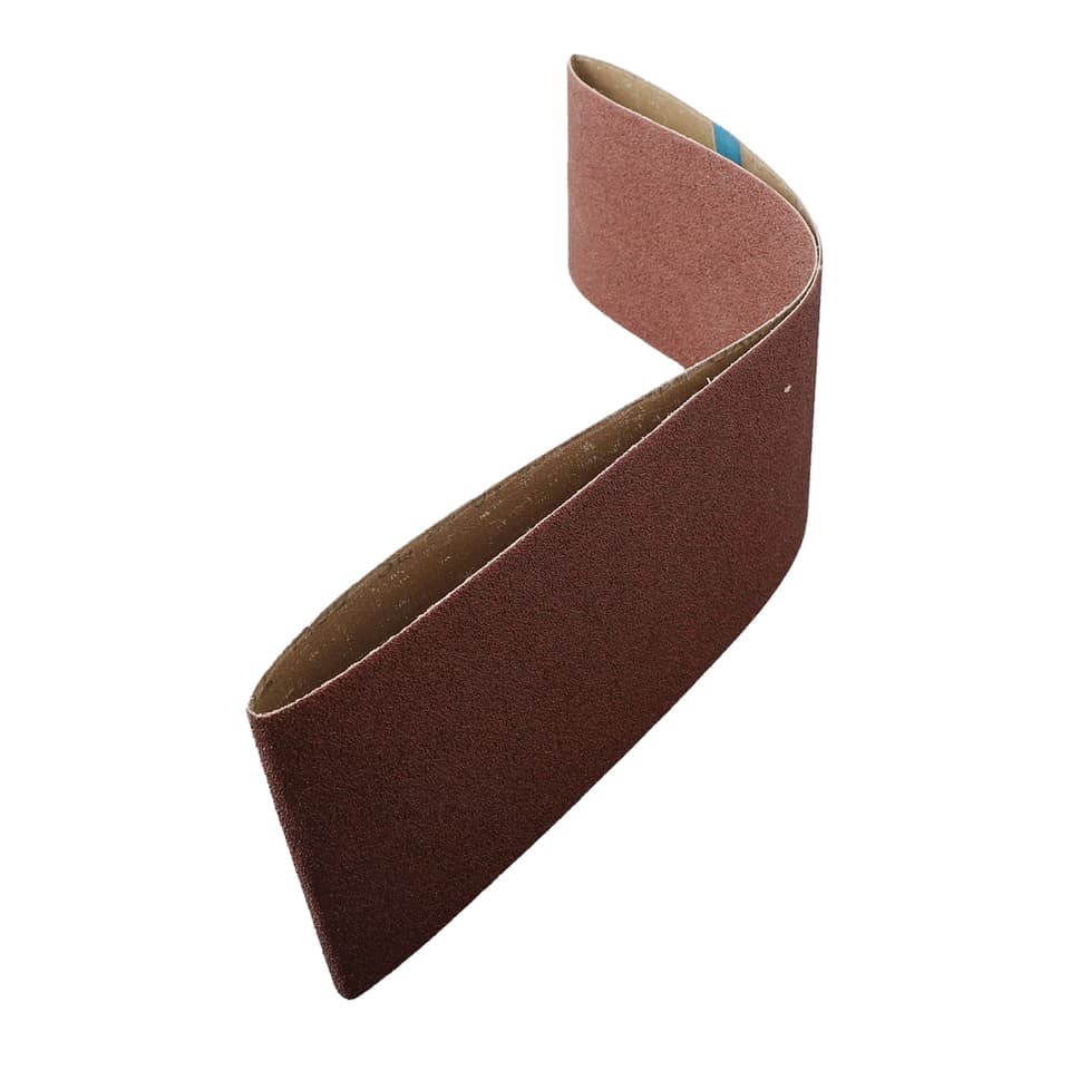 Durable aluminum oxide sanding belts, 100x915mm, for furniture, hardware, and decoration polish.