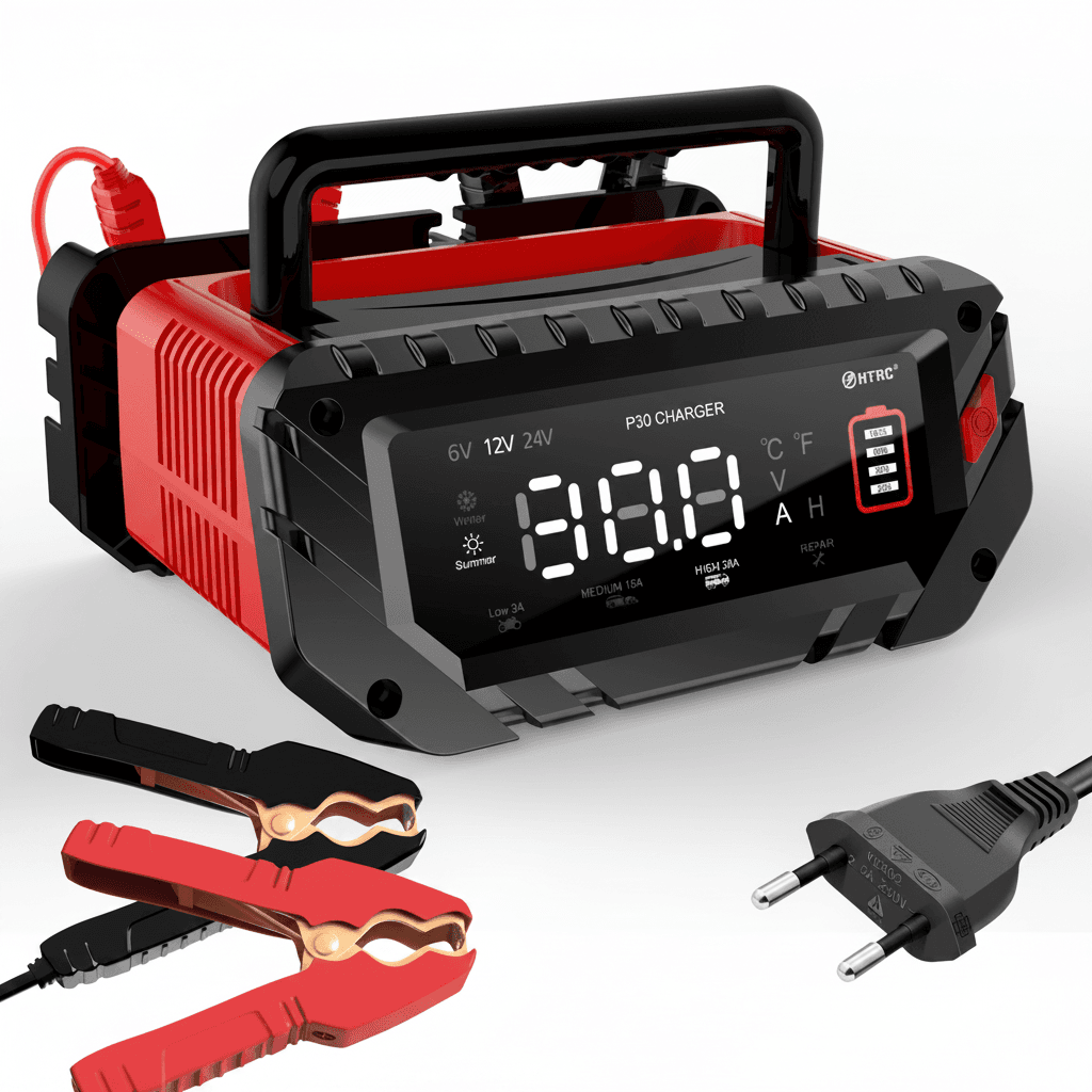 HTRC Car Battery Charger 26A/30A/40A.