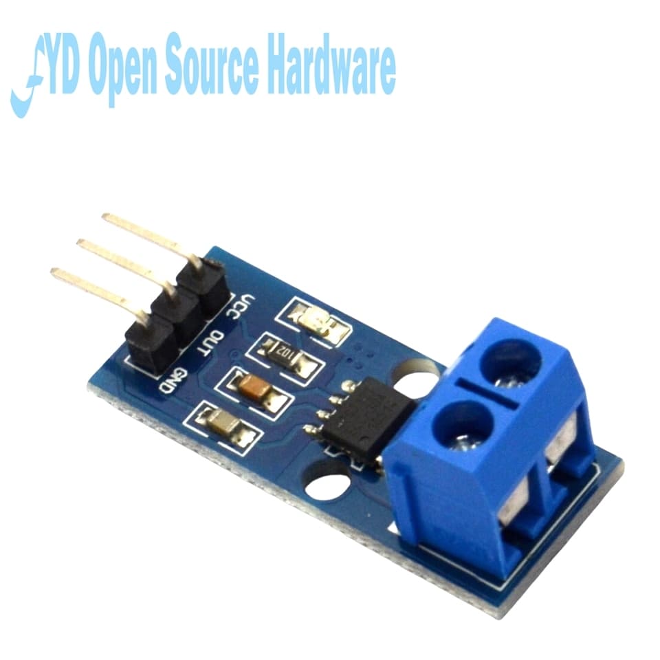 Multiple ACS712 hall effect sensor modules for current detection, available in 5A, 20A, and 30A ranges.