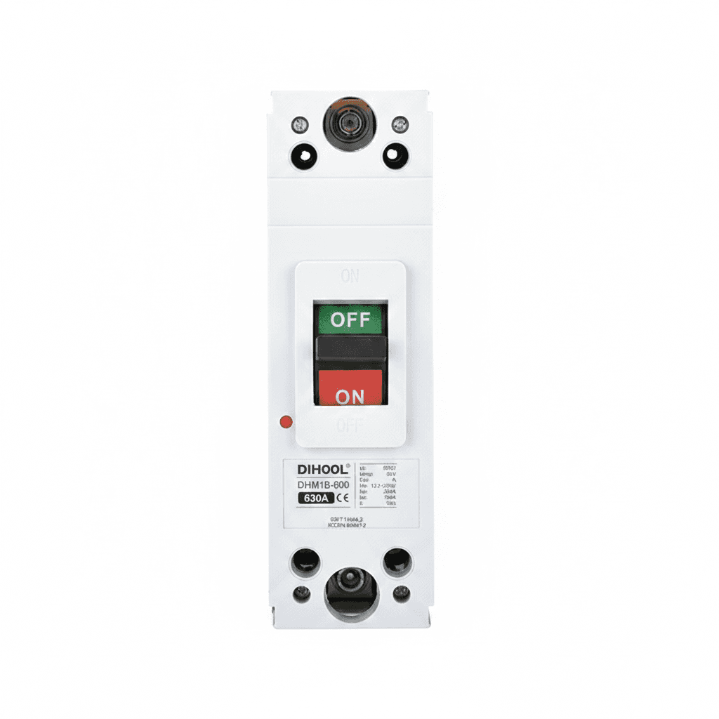 Miniature circuit breaker, a single unit.