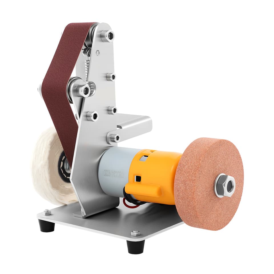 775 Motor Mini Belt Sander, a versatile finger belt sander for tabletop polishing.