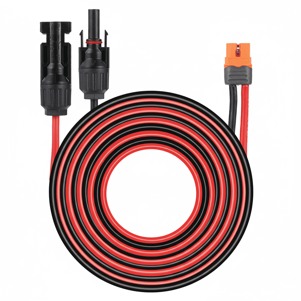 Solar XT60i Flexible Panel Connector, a single unit.