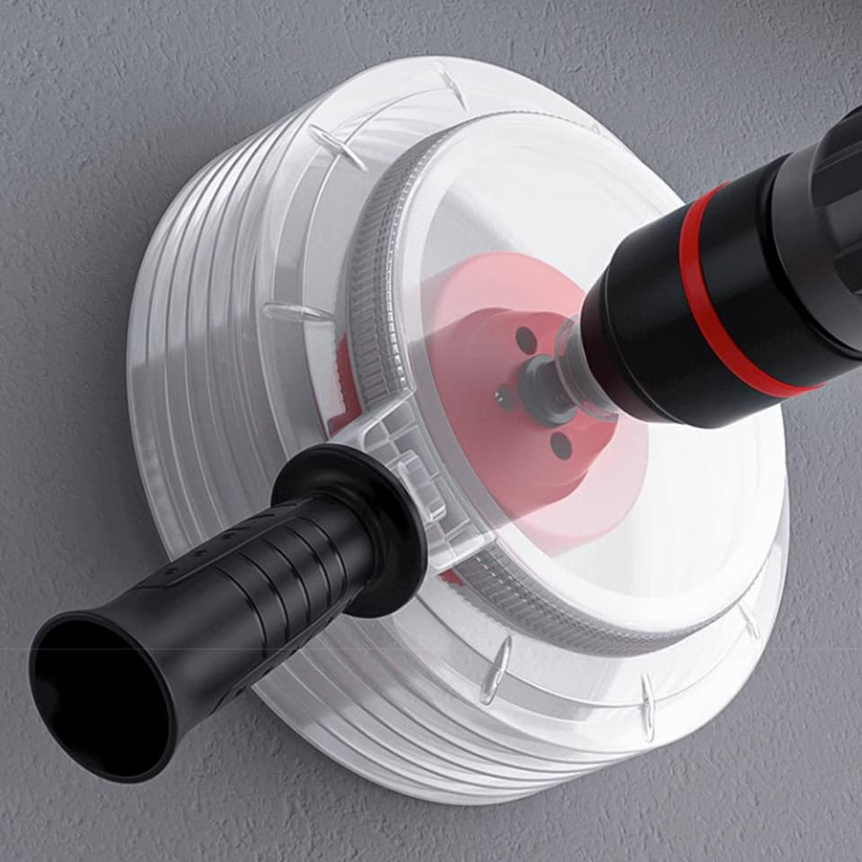 Electric hammer drill dust collector cover, an essential tool for keeping workspaces clean when drilling.