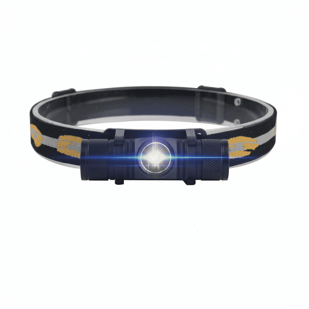 Mini LED Head Torch, a compact headlamp.