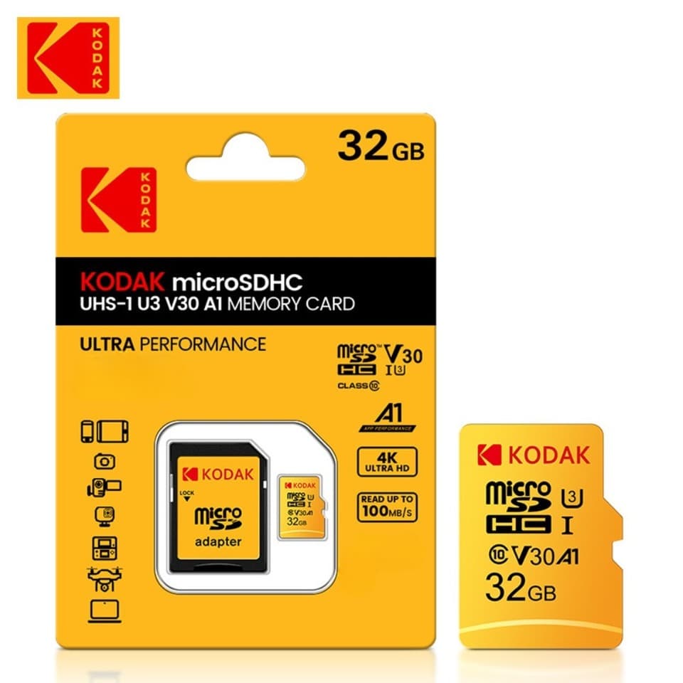 SD Card 128GB | U3 UHS-I Class 10 Speed | For 4K Drone & Camera