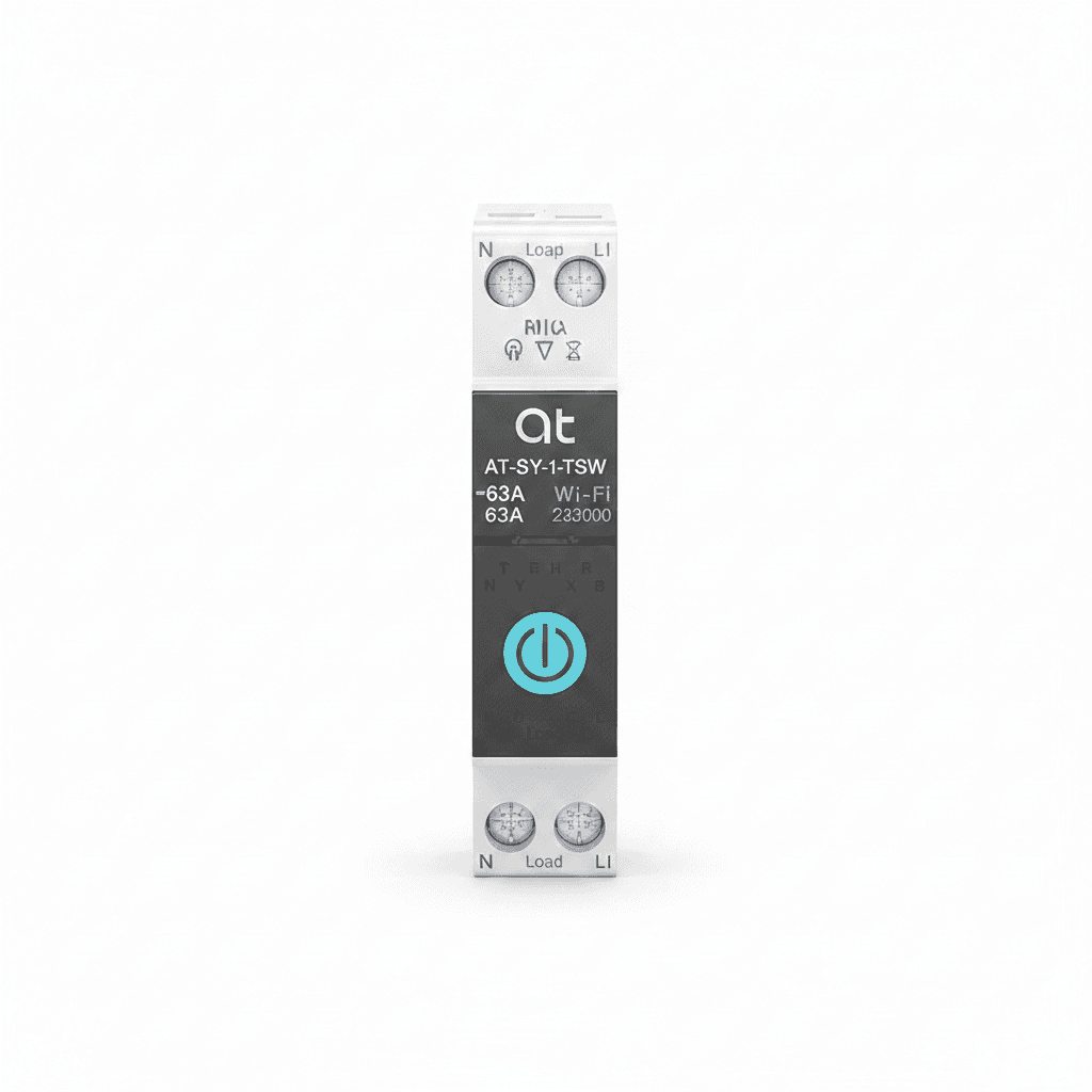 Zigbee Miniature Circuit Breaker 1P 63A | Metering DIN Rail | Smart Life App Control - Image 1