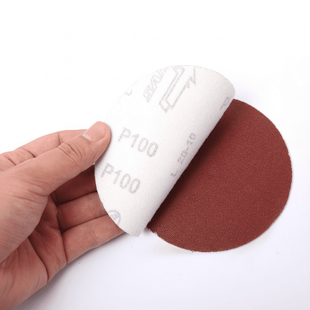 A diverse set of fibre sanding discs in sizes 75-180mm (3-7 inches) with 40-2000 grit.
