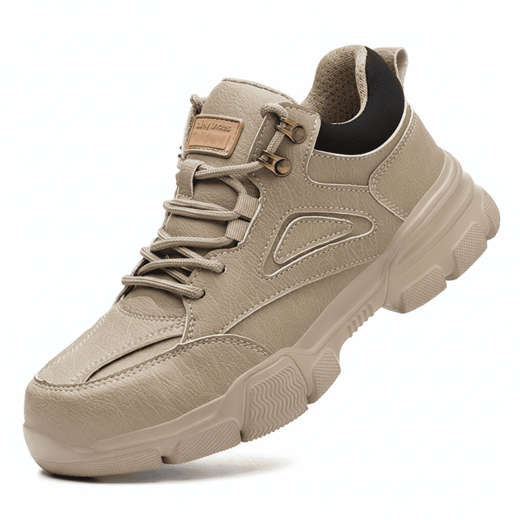 Men's Steel Toe Safety Shoes, a single shoe shown clearly.