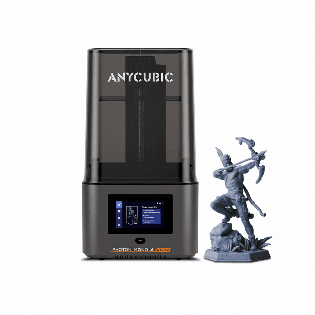 ANYCUBIC Photon Mono 4 Ultra 3d printer, front view.