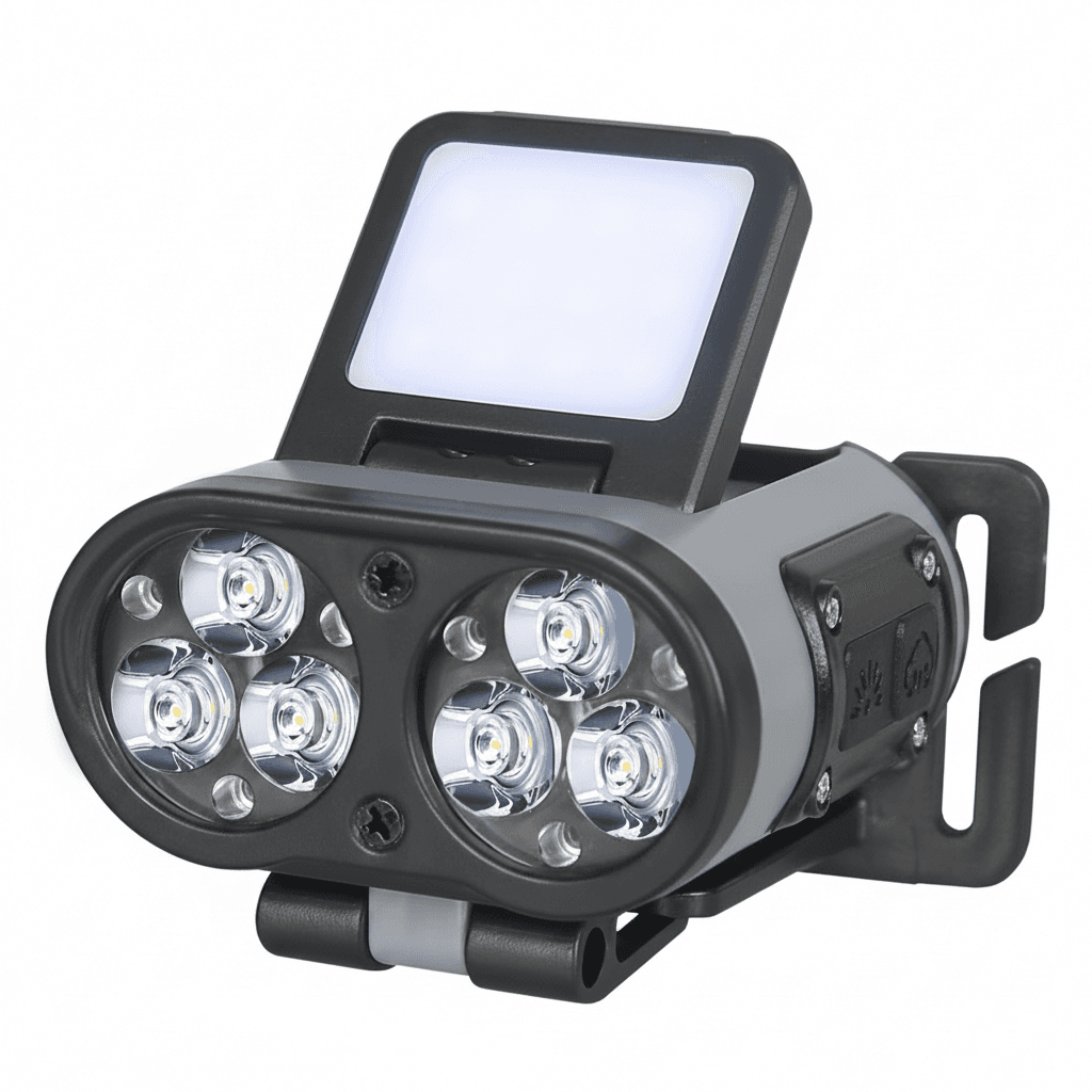 LED Head Torch | Smart Sensor & USB-C Rechargeable | Work, Fishing, Camping