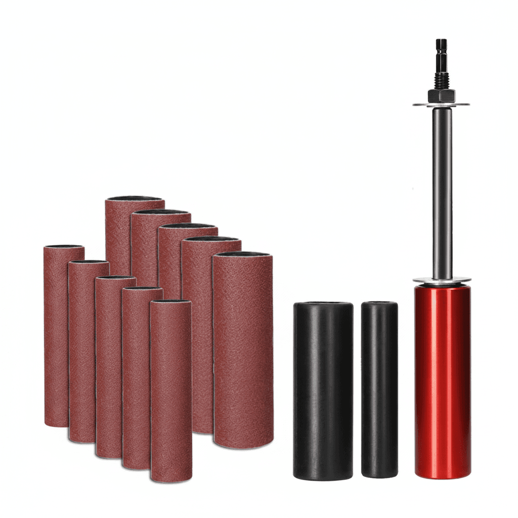 Belt Sander Drill Attachment | Sanding Rod for Wood & Metal