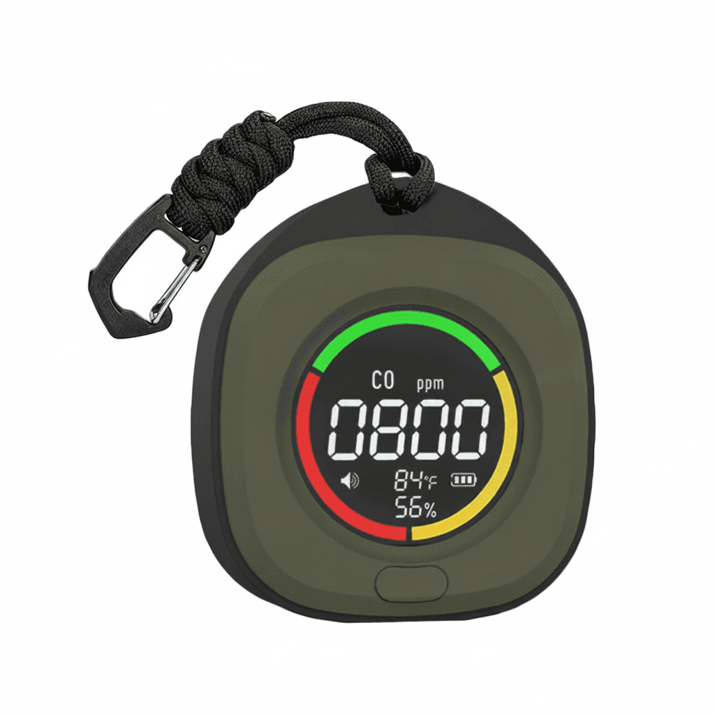 K5 Carbon Monoxide Detector | Portable CO & CO2 Alarm | LED Screen