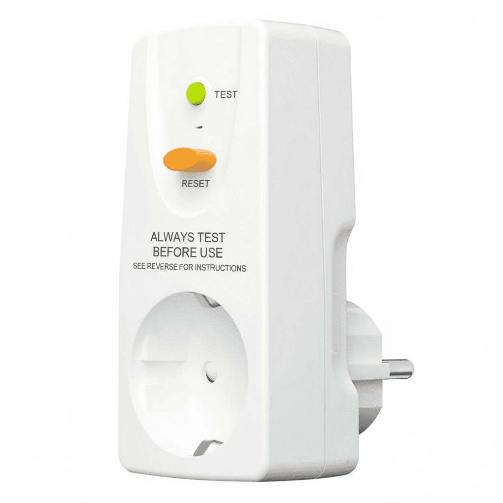 Plug-in RCD | 16A Leakage Protection Socket | Household & Industrial Safety