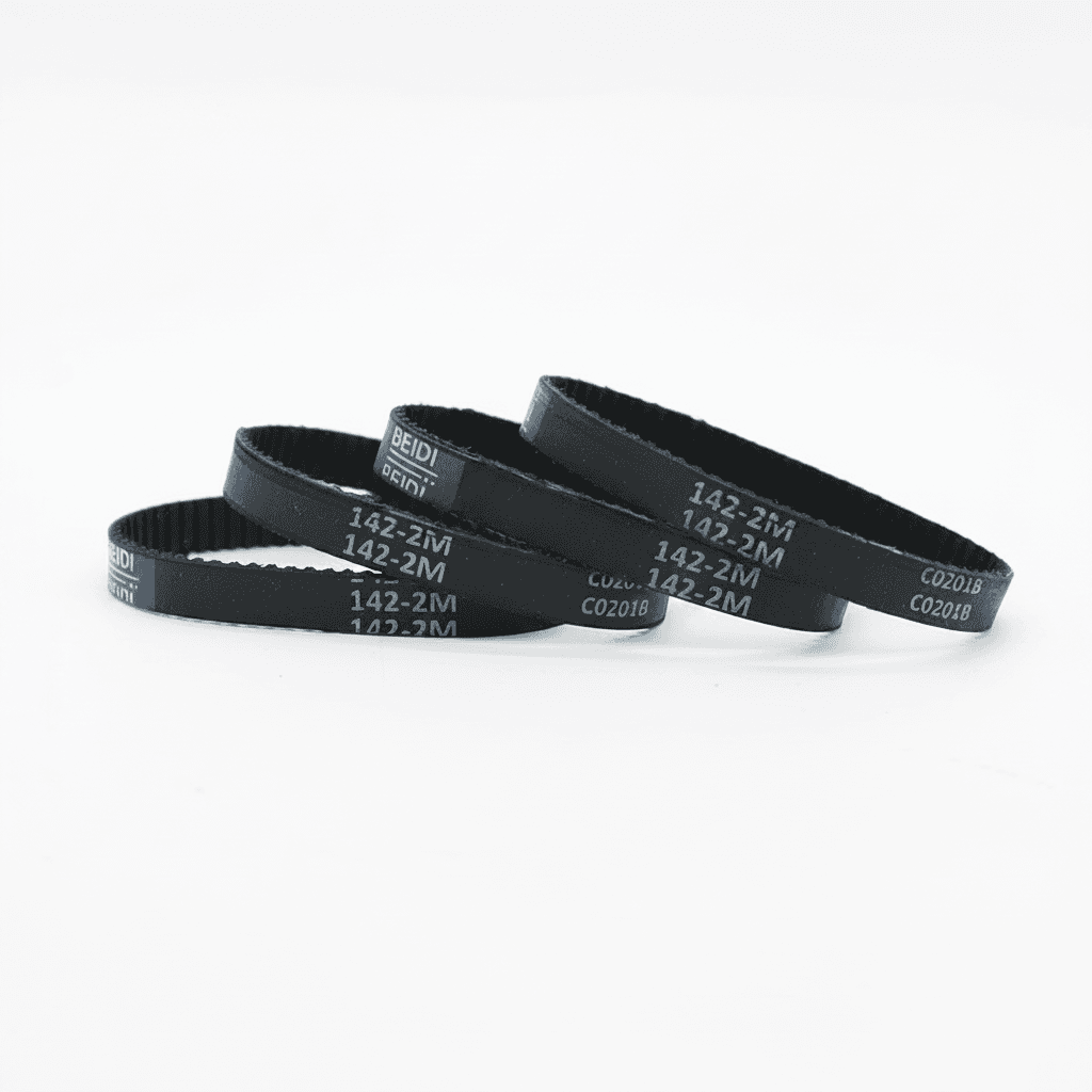 HTD2M Timing Belt, a single black belt.
