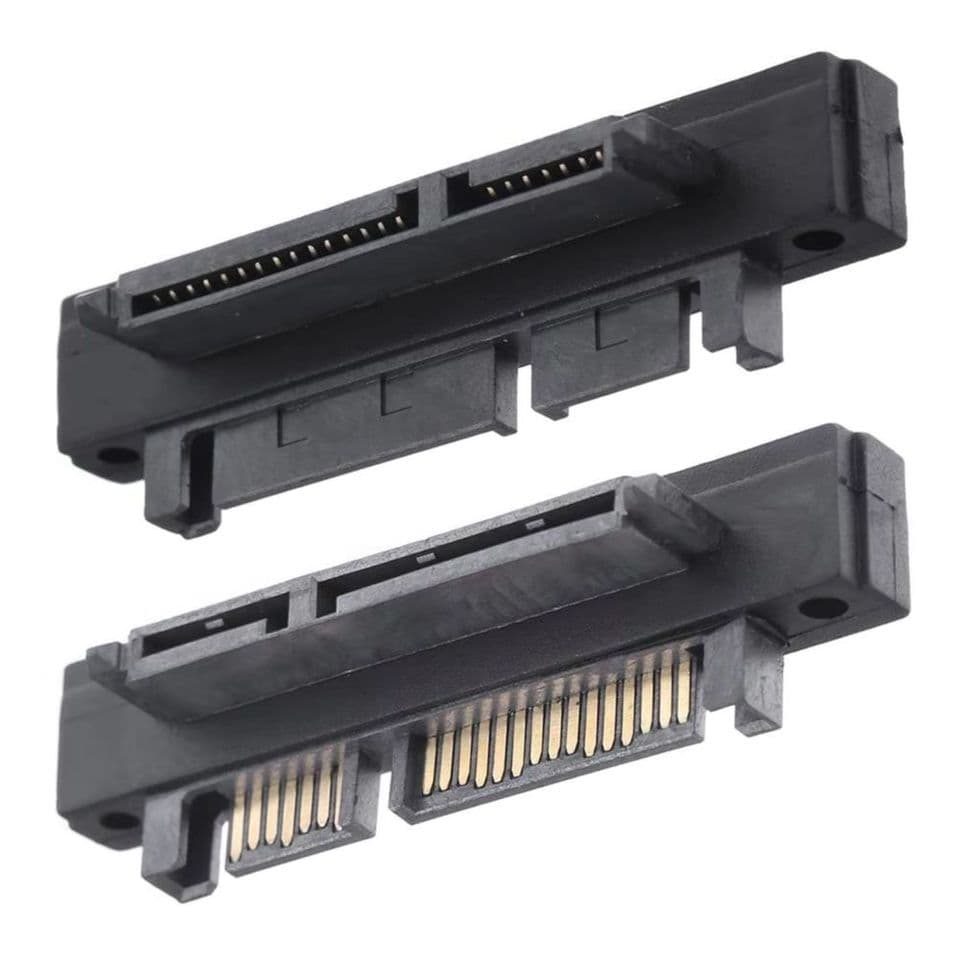 SATA 22-Pin Angled Adapter | 90 Degree for SSD & HDD