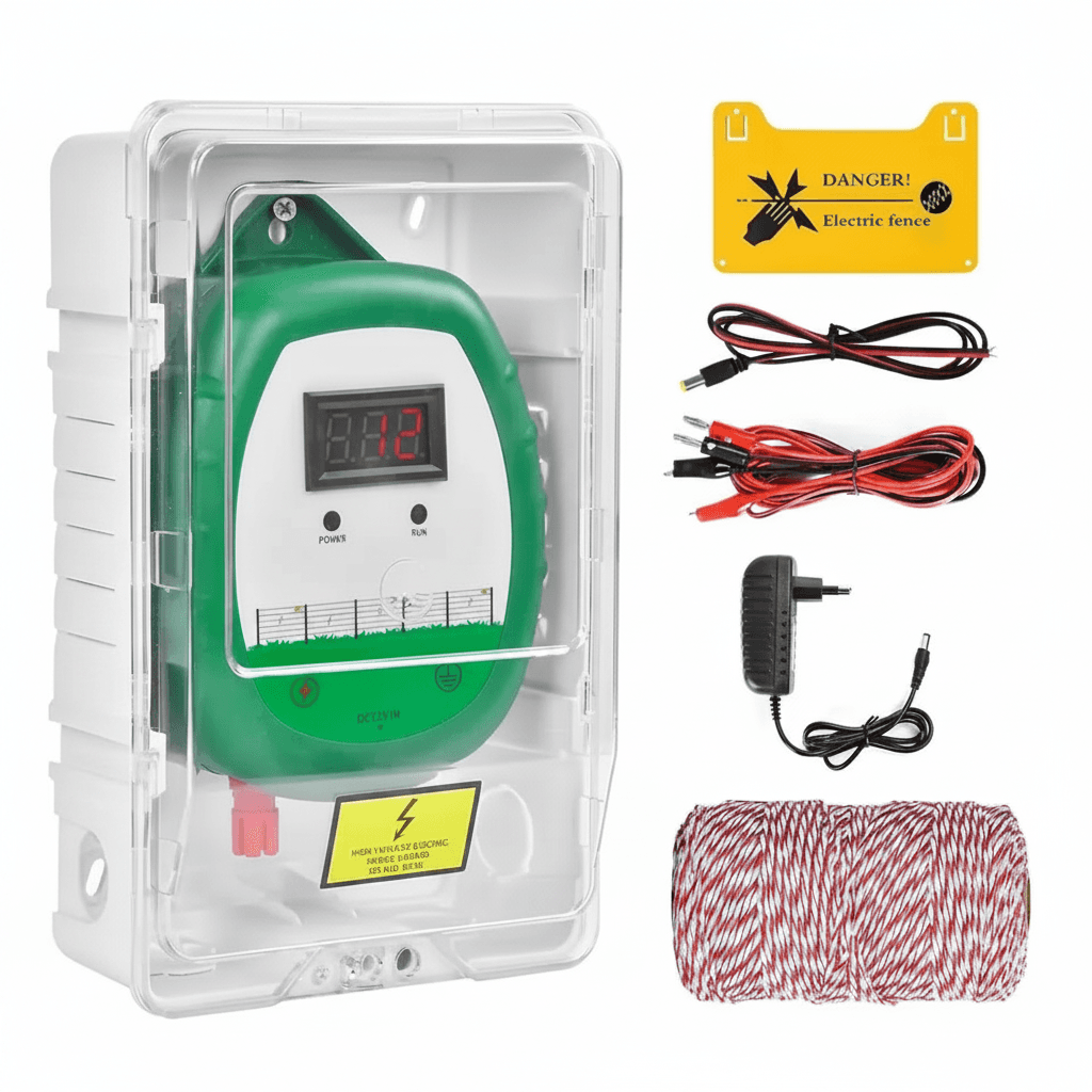 Fence Energiser 10km, a standalone electric fence energiser.