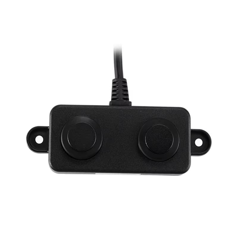 DYP-A02 ultrasonic sensor module for obstacle avoidance, waterproof, with sonic detection capabilities.