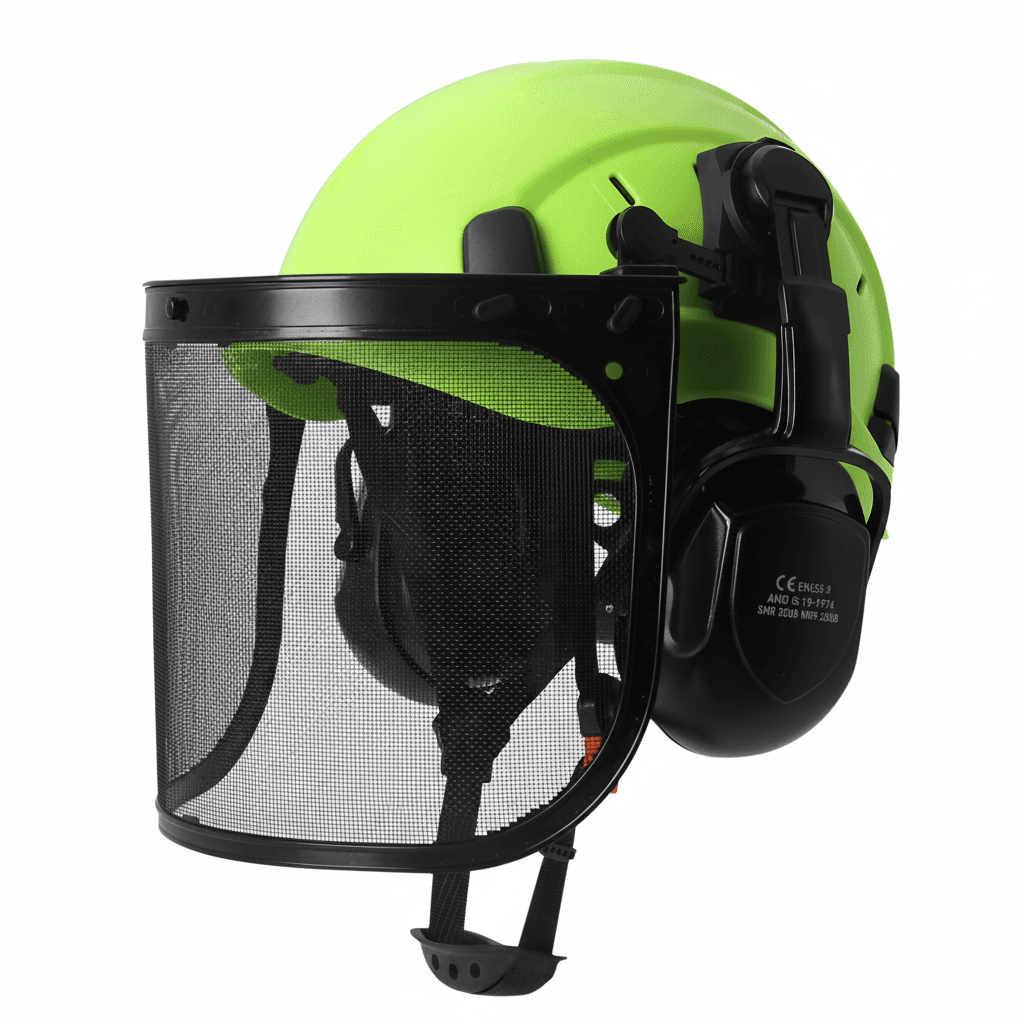 Safety helmet in construction.