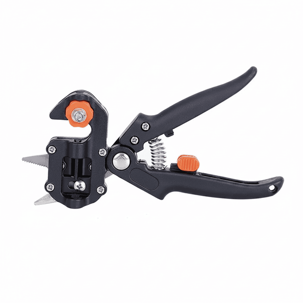 Grafting Secateurs: a pair of secateurs for grafting.