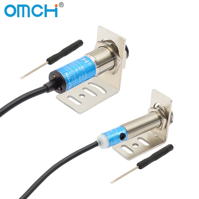 OMCH HG-J12-D15 Laser Through Beam or Diffuse Type Adjustable Photoelectric Sensor.