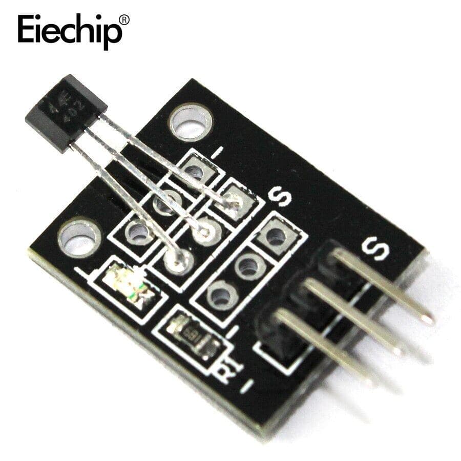Ten KY-003 standard Hall effect sensor modules, suitable for Arduino, AVR, smart cars, and PIC projects.