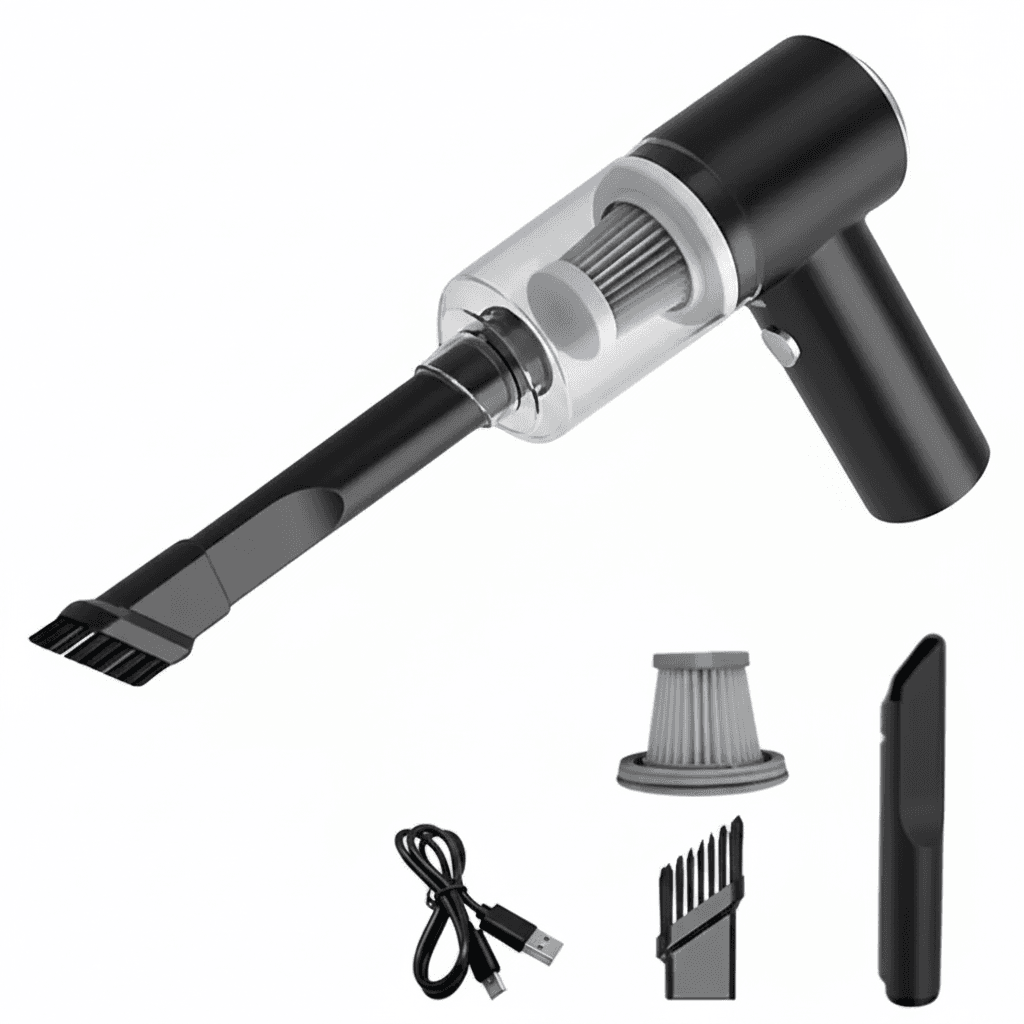 Car Vacuum Cleaner, a compact handheld device.