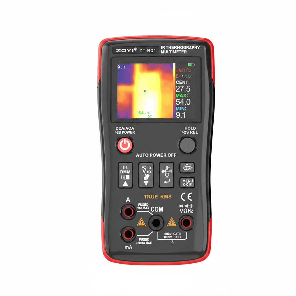 ZOYI R01 Thermal Camera & Multimeter | 2-in-1 Infrared & Electrical Tester